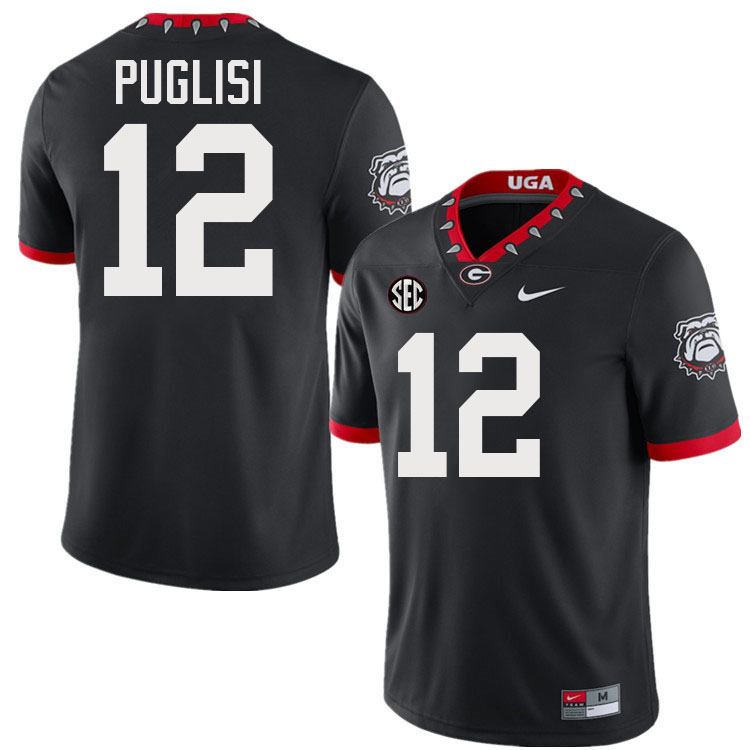 #12 Ryan Puglisi UGA Jersey,University Of Georgia Bulldogs Football Jersey,Uniforms,Gears-Throwback #12 Ryan Puglisi UGA Jersey,University Of Georgia Bulldogs Football Jersey,Uniforms,Gears-Throwback